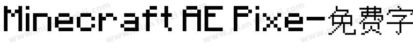 Minecraft AE Pixe字体转换